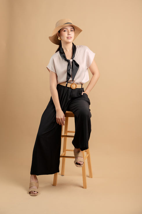 After Six Collection: Salome Scarf Top
